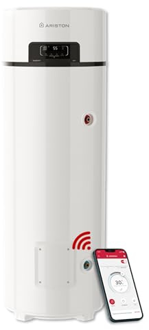 Ariston NUOS FIT WIFI 250L – Chauffe-eau Thermodynamique Air Ambiant A+, NF Perf 2** - Économies 80%, Propane R290, Compatible Photovoltaïque, Revêtement Cuve Titane, Made in France