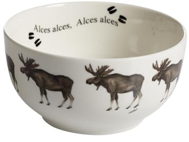 Naasgransgarden - 691003 - Müslischale, Elch, Porzellan, 13cm x 6,5cm, 450ml