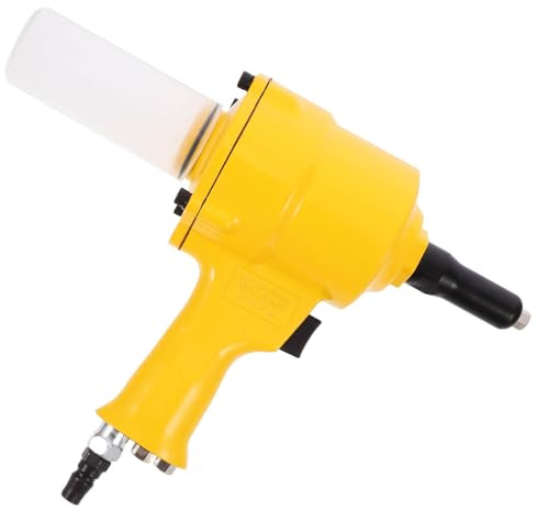 Abaodam Remachadora Neumática Industrial de Dos Garras - 901, Herramienta Manual para Remachado y Extracción de Tuercas, Pistola de Remaches de Aluminio Ligera y Duradera para Uso