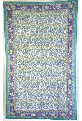 Guru-Shop Tela fina, sarong para colgar en la pared, falda envolvente, vestido sarong para hombre y mujer, azul, algodón, talla única, toallas estampadas, alternativa a ropa