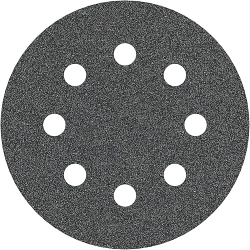 Bosch PRO F355 Schleifblatt, 115 mm, 80, 5-tlg. | für Beton, Harter Stein, Körnung 80, Professional Zubehör Exzenterschleifer