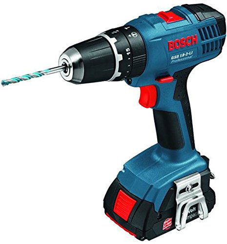 Bosch 0 601 9A5 300 Akku-Bohrschrauber, 18°V, mit 2 Akkus und Koffer