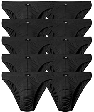 H.I.S. Minislips mit Komfortbündchen | 10 Stück (DE/NL/SE/PL, Alphanumerisch, M, Regular, Regular, schwarz)