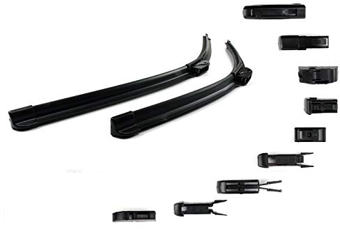 2MM Service für Sharan - Touran - Golf Plus - Crossgolf Scheibenwischer Set 2x70cm mit Adapter