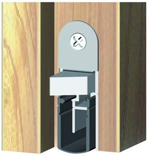 Athmer 1-382-1210 Türdichtung Schall-Ex Duo L-15 WS Nr. 1-382 Ausl.2-s.L.1208mm Alu. silberf