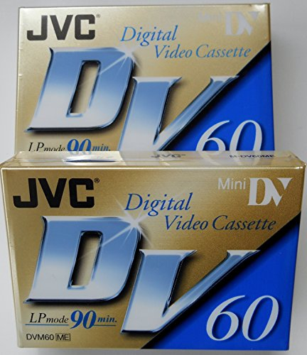 JVC Lot de 2 mini cassettes vidéo numériques