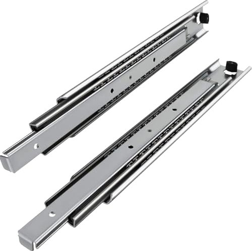 Junker 2 Stück Vollauszüge KV1-80-H53-L900-NF 90 cm (900 mm) Schubladenauszüge belastbarkeit 80 bis 100 kg