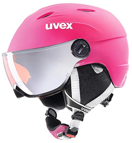 Uvex Kinder, Junior Visor Pro, Pink Mat, 54-56 cm