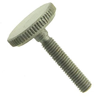 Rändelschraube mit niedriger Form DIN 653 Stahl blank M 5 x 35-25 Stück