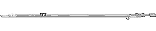 ROTO NT Mittelverschluss mehrteilig SH, 1V, L=200 mm, kuppelbar (337708)