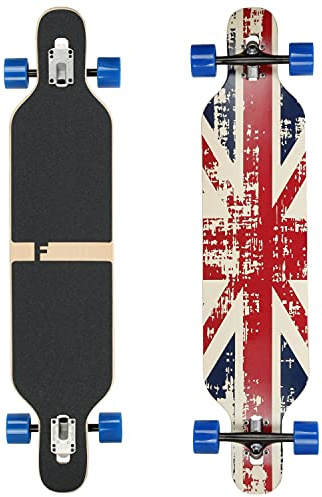 Flex1 fino a 122 kg – Longboard Camber (Flex1 fino a 122 kg, Inghilterra - legno d'acero)