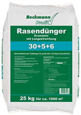 Beckmann Profi Rasendünge Economic 30+5+6 Mit Lzw, 25 Kg