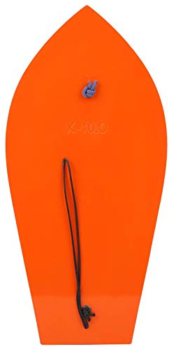 Alomejor Pêche à la traîne Planche de plongée en Plastique Planche de plongée de pêche Couleur Orange Portable Planche de Rabot de pêche en mer pour Bateau de pêche