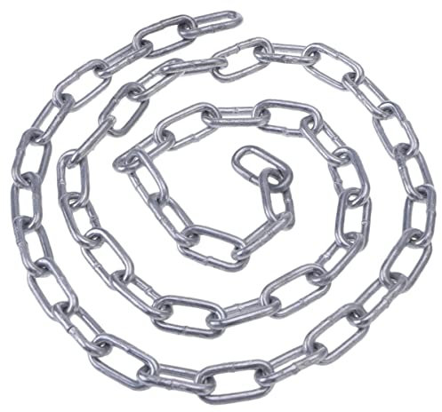 ULTECHNOVO 3m Verzinkte Coil-kette Für Vielseitige Anwendungen Metallkette Für Aufhängungen Gartensicherheit Und Nutzung