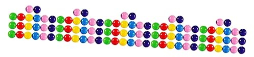 Toyvian 100stücke Bunte Lotteriebälle Hohl Für Spiele Und Feierlichkeiten Leichtem Druckfest Und Langlebig Vielseitig Einsetzbar Als Dekoration