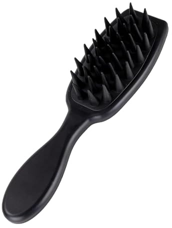 Kopfhaut Massagebürste für Empfindliche Kopfhaut | Weicher Kamm mit Silikonborsten | Für Trockenes, Nasses Haar und Shampoo | Peeling Shampoo Bürste gegen Schuppen
