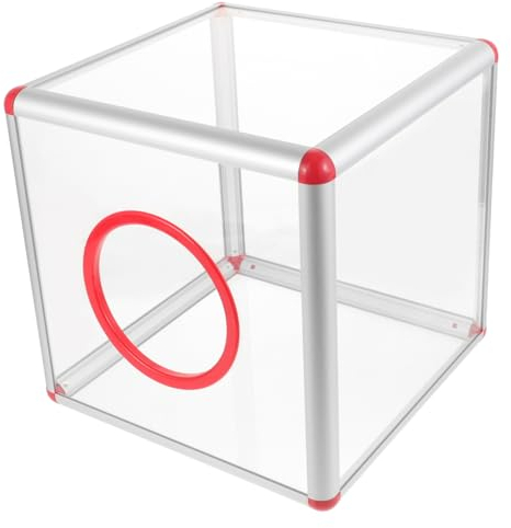 HOODANCOS Acrylic Ballot Box for Raffles and Suggestions Clear Donation Container for Parties Events and Charities Stylish and Practical Design for Easy Use