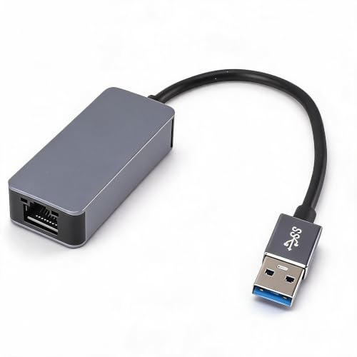 USB to Ethernet Adapter 2.5 Gbps, USB 3.0 to RJ45 Ethernet Adapter, Wired LAN Network Connection for for OS X