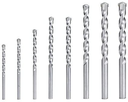 Broca for pared de 3-10mm, broca for mampostería, broca con punta de carburo for ladrillo, hormigón, mármol, azulejo, piedra, perforación, 1 Uds.(6mm)
