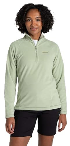 Craghoppers Womens Miska Vi Half Zip Fleece, Green, 18 EU