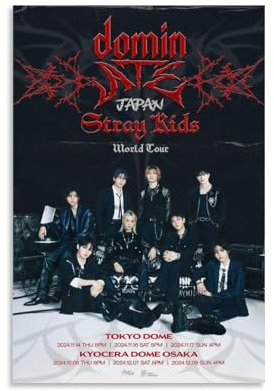 Stray Kids Music Art Posters Poster Für Zimmer, Ästhetische Leinwand-Wandkunst, Schlafzimmer-Dekor Poster 12x18inch(30x45cm)