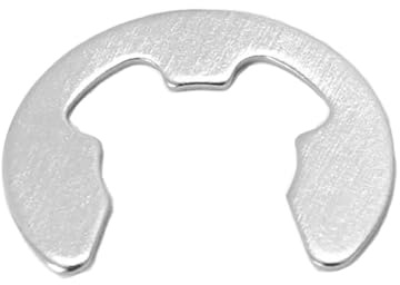 Arandela de retención tipo E, arandelas planas, M2, .5, M3, M4, M5, M6, M8, M9, M12, M15, acero inoxidable 304, anillo abierto, arandela dividida(M9)