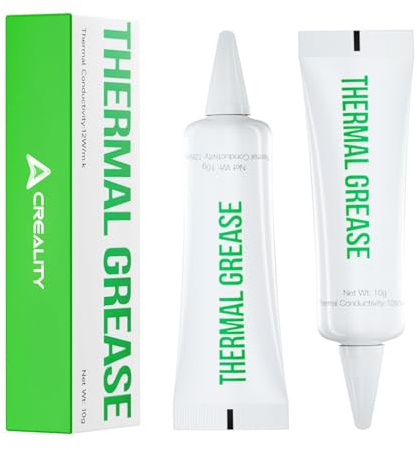 Creality Officielle Graisse Thermique 350 °C Hautes Températures Pâte Thermique Résistante, Conductivité Thermique élevée, pour Toutes Les Têtes d'impression et Buses d'imprimantes 3D (Lot de 2)