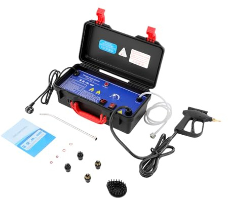 Pulitore a vapore portatile ad alta pressione pulitore a vapore elettrico pulitore a vapore regolazione del flusso di vapore e acqua fredda per mobili da cucina pavimento bagno auto finestra