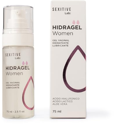 SEXITIVE | Lubricante Íntimo Doble Ácido Hialurónico | HIDRAGEL Women 75 ml | Hidratación intensa y cuidado de la zona íntima. Mayor suavidad y confort para sentirte segura y a gusto en tu intimidad.