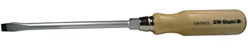 SW-Stål 30605L Spårskruvmejsel - 12 x 200 mm Slitsskruvmejsel av