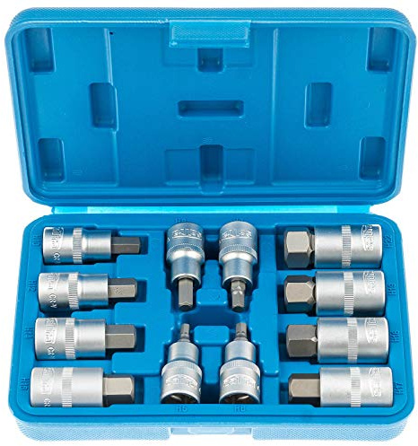 Satra S-SH1212 insexnyckel hylssats 5-22 mm för insexskruvar