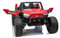 ES-TOYS Kinderfahrzeug - Elektro Auto Riesen Buggy - 2X 12V7A Akku,4x75W Motoren- 2,4Ghz, Allrad+2 Sitzer+Ledersitz+Eva (Rot)