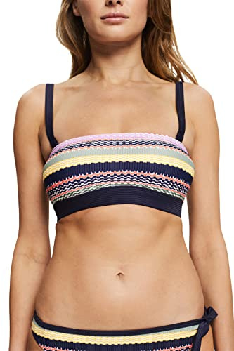 Esprit Antigua Beach Bustier Bikini för kvinnor, Navy 3, 34