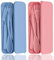 Posate Da Viaggio Con Custodia, Set Posate Plastica Riutilizzabili, Posate Portatili Per Viaggi Picnic Campeggio O Uso Quotidiano (Rosa Blu)