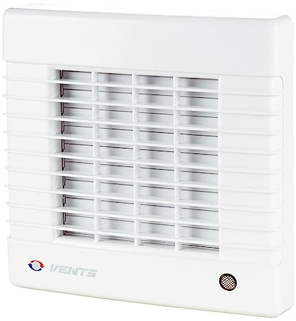 Axialer Abluftventilator für Wände MA 100 VT mit Zugschalter & Nachlauf