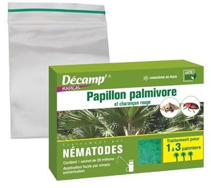 Decamp Papillon palmivore et charancon Rouge