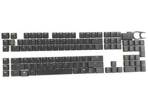 Replacement Keys Keycaps Fit for Logitech G813/G815/G913/G915 TKL RGB Mechanical Gaming Keyboard (Black for Full Keyboard)