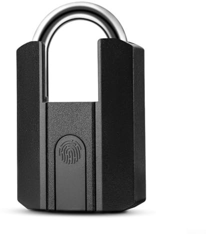 Serratura elettronica con impronta digitale, serratura impermeabile IP67 con chiave, lucchetto esterno impermeabile con combinazione di impronte digitali per magazzino cancello cortile