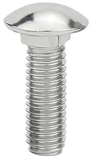 1~30 Stück Schlossschrauben aus 304 Edelstahl, Rundkopf, Vierkantansatz, Linsenkopfschrauben M4, M5, M6, M8, M10, M12(M6x20(20Pcs))