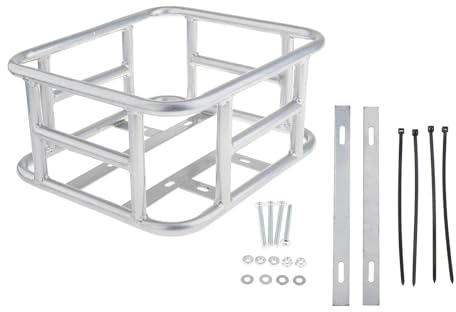 rockible Fahrradkorb hinten, Fahrradgepäckträger hinten, Gepäckträgerkorb, große Kapazität, für Mountainbike