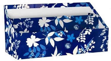Clairefontaine 83508C - Briefablage Zeitungsständer Cyanotypie, 25x10x14 cm, praktisch und elegant, 1 Stück
