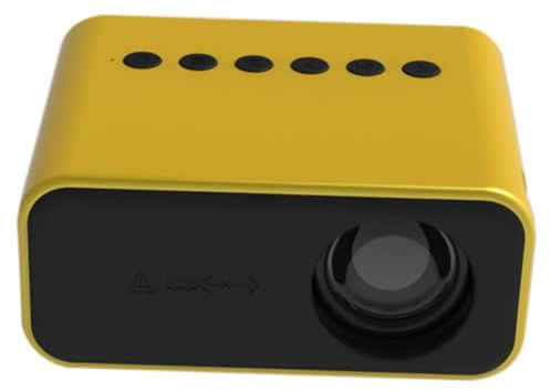 DIYEAH Mini Proiettore Portatile Multimediale Proiettore Domestico Riproduttore Video Presa Ue