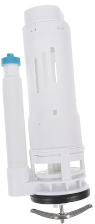 OSALADI Válvula de Descarga de Inodoro Doble Botón de Presión, Accesorio de Repuesto Compatible, de Agua, Silenciosa y Duradera para Tanque Doméstico