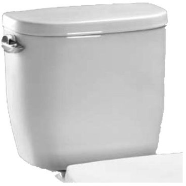 TOTO ST243E#01 Entrada Close Coupled Elongated Toilet Tank and Cover, White White