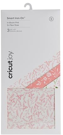 Unbekannt Cricut 2007240 Smart Iron-On, In Bloom Pink, for Joy, for Cricut Joy