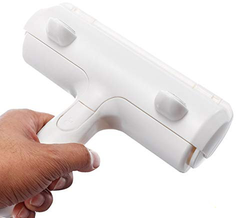 TuToy 2-Way Pet Hair Remover Roller Lint Cleaning Brush Furniture Easy Self-Cleaning