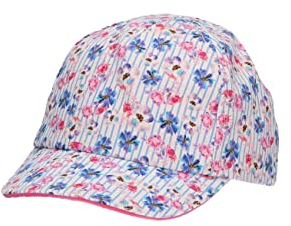 Sterntaler Mädchen Baseball-cap Blue Flower Baseballkappe, Rosa, 49