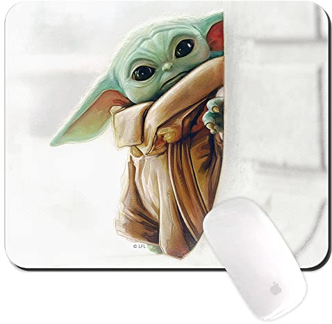 ERT GROUP Original et sous Licence Officielle Star Wars, Tapis de Souris antidĂ©Rapant, Motif Baby Yoda 016, Tapis de Souris d'ordinateur 220 mm x 180 mm