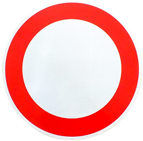 Original Verkehrszeichen RA2 Nr. 250 Verbot für Fahrzeuge aller Art 600 mm StVO RSA-21 RAL Straßenschild Baustellenschild Verkehrsschild Verkehrsschilder Straßenschilder Schild Schilder