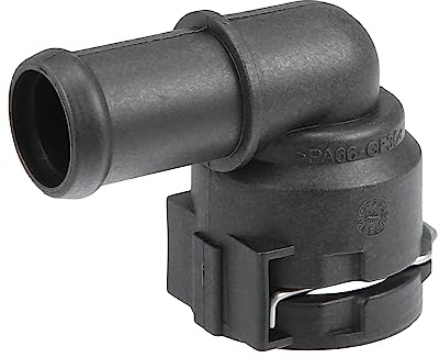 A ABSOPRO Tubo Flessibile Radiatore Per Volkswagen Passat | Plastica, Nero, 6.4x3.7x5cm, Esterno 22mm, Interno 17mm, OE 1K0122291H, Installazione Facile E Diretta